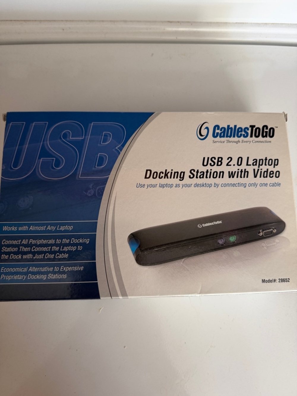 USB 2.0 Black Wi‑Fi Adapter Docking Station - Picture 2 of 7